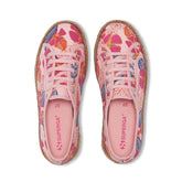Superga 2730 Rope Hibiscus Flower Print Pink-Fuchsia
